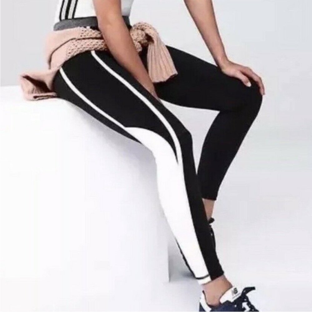Derek Lam IOC x Athleta Colorblock Merge Tights Small